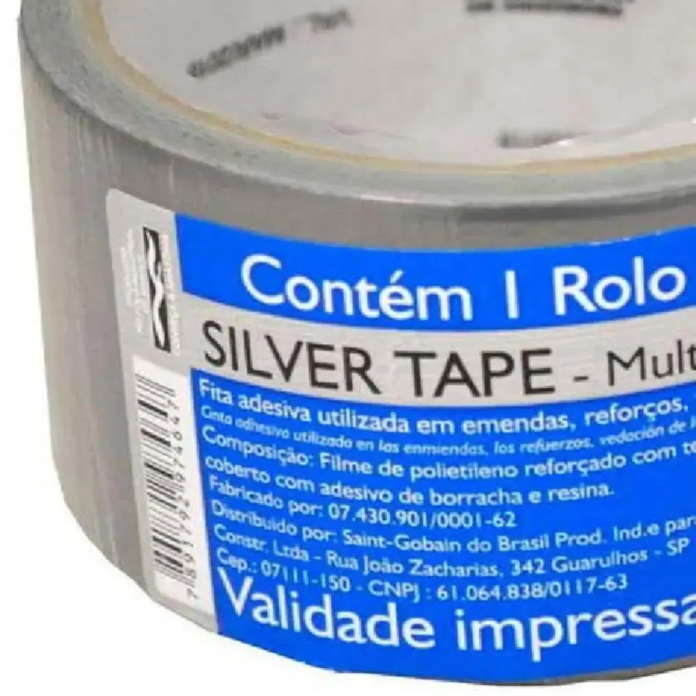 Fita Silver Tape 48 mm x 10 m com 5 Unidades NORTON — fotografia 5