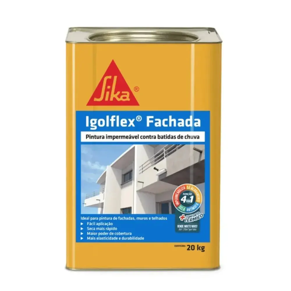 Igolflex® fachada selador e impermeabilizante 20KG Sika — fotografia 2