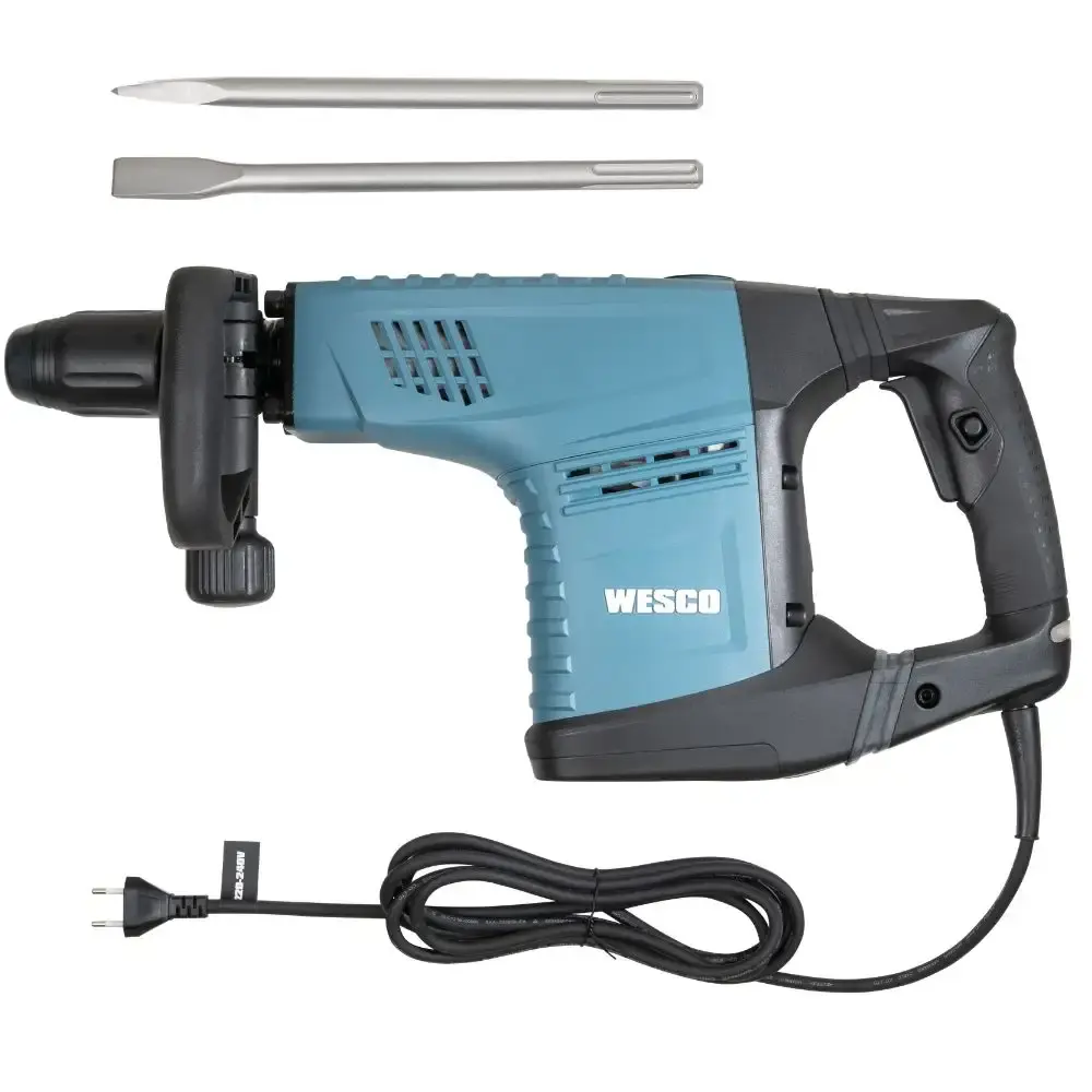 Martelete demolidor rompedor 25J 1500W sds-max 220V Wesco — fotografia 3