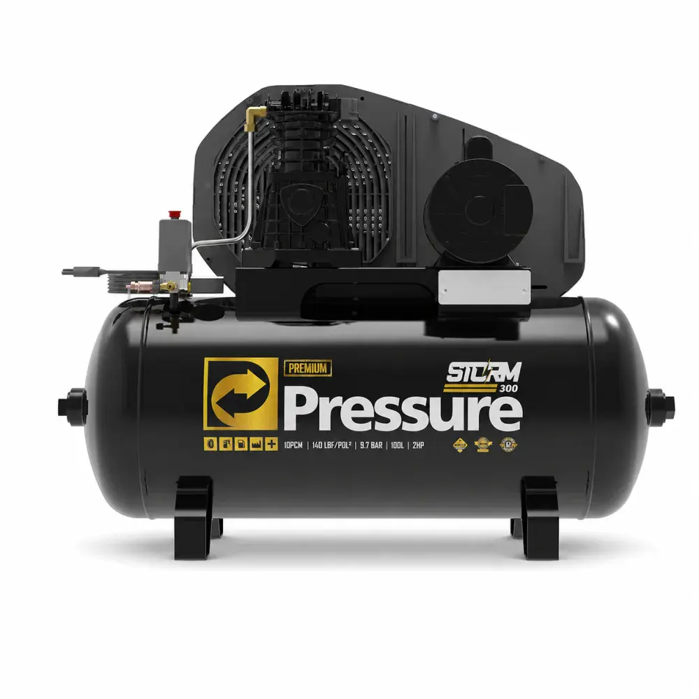Compressor ar storm 300PREM 10P100L 127V Pressure