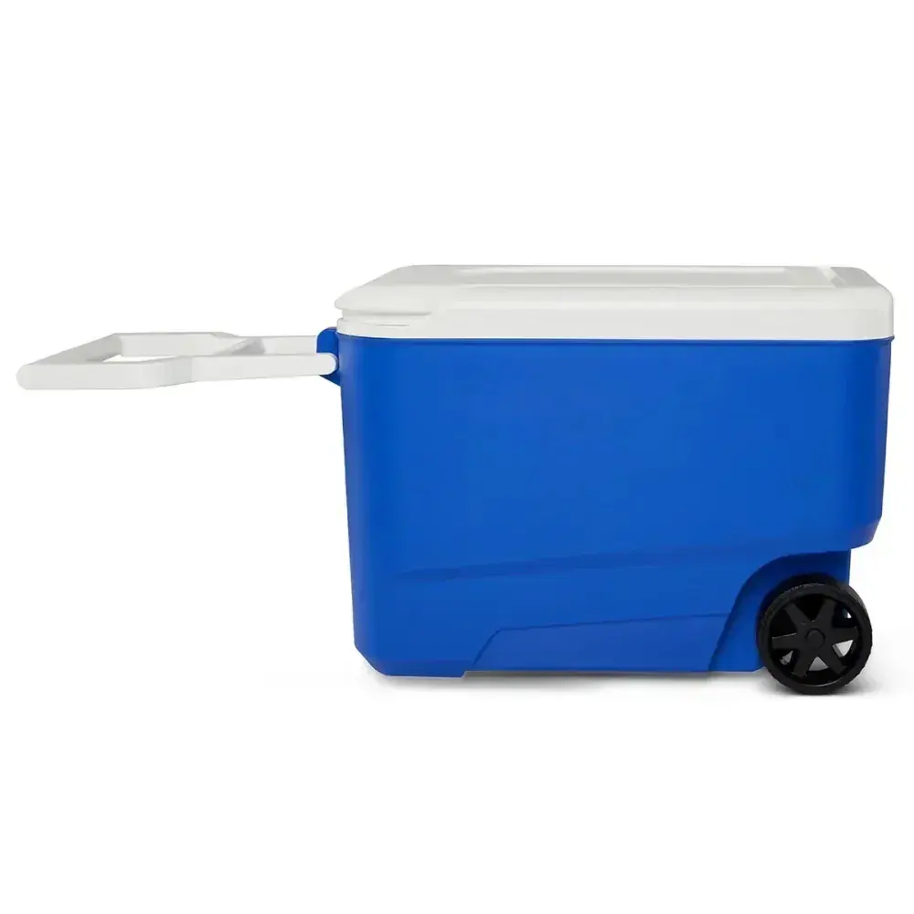 Caixa térmica wheelie cool azul 36L Igloo — fotografia 6