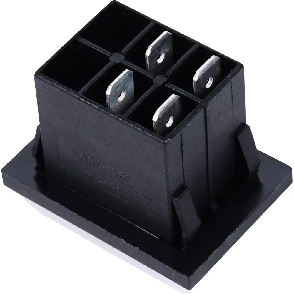 Interruptor ld capa 20A/120V 15A/220V preto Margirius — fotografia 4