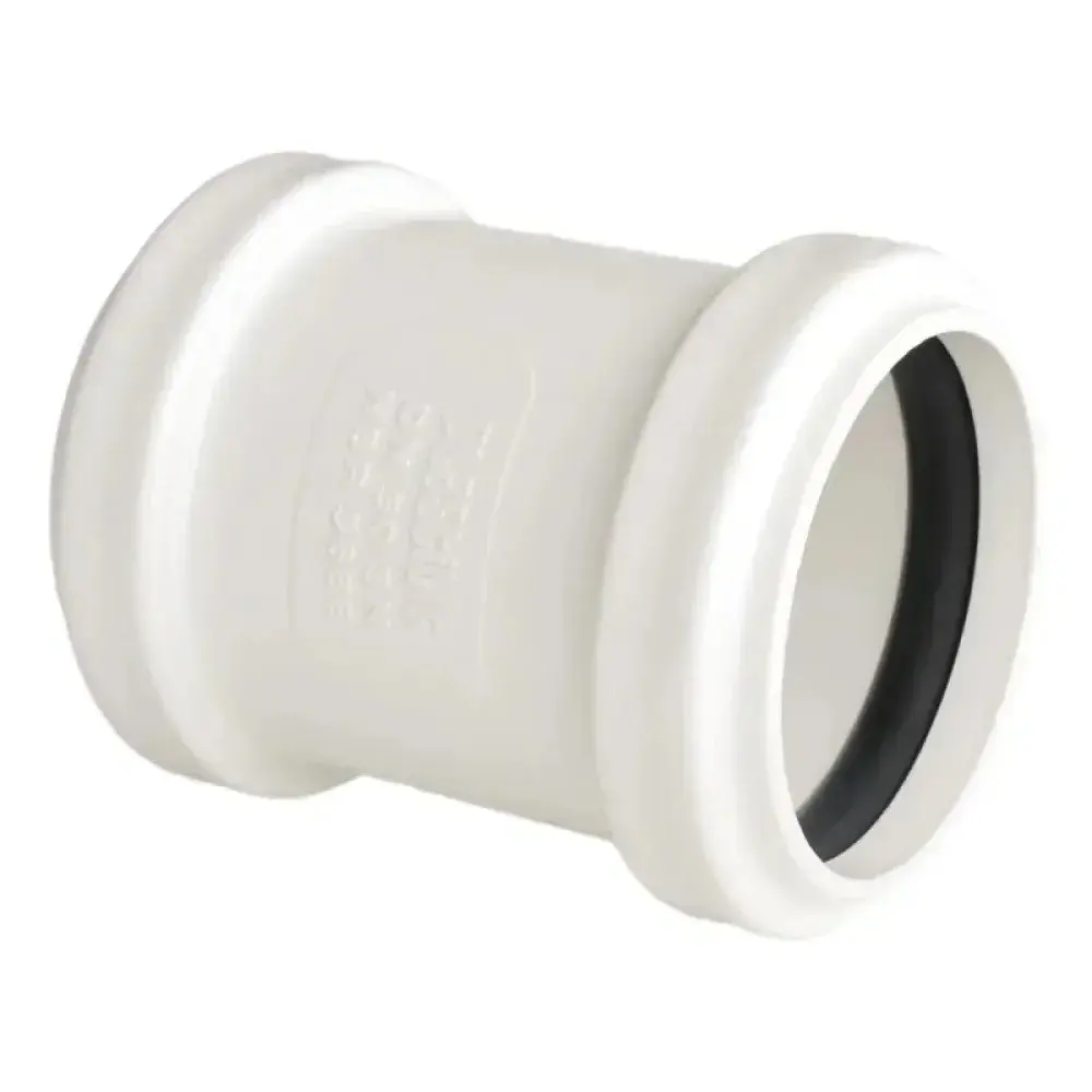 Luva de correr para tubo esgoto 150MM branco Plastilit — fotografia 2