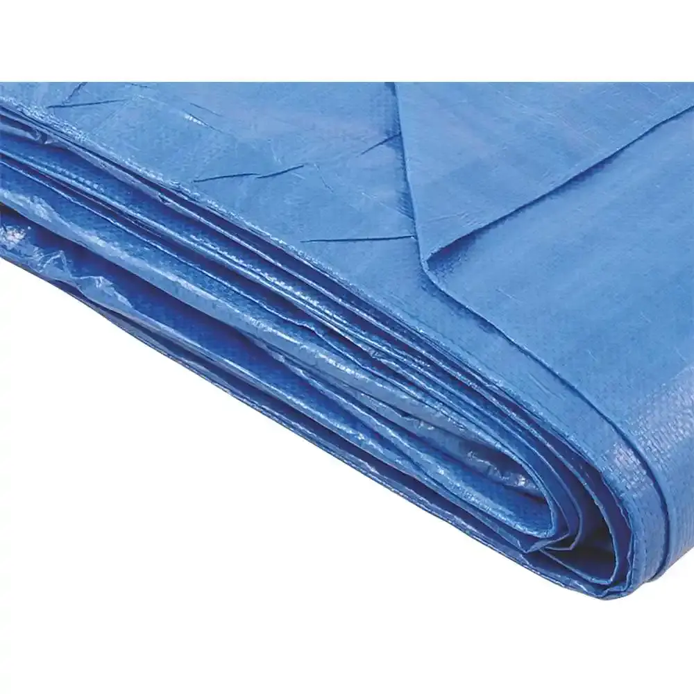 Lona Reforçada de Polietileno Azul 9m x 4m VONDER — fotografia 3