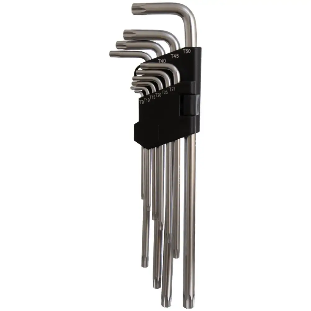 Jogo de chave torx longa T9 à T50 10 peças cr-v 2062 Western — fotografia 6