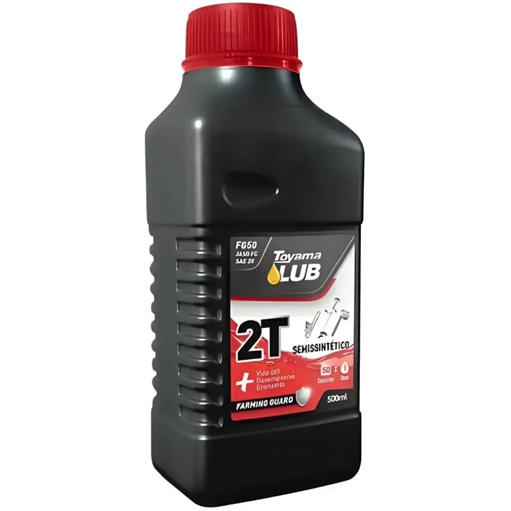 Óleo Lubrificante para Motores 2 Tempos 500 ml Semissintéticos JASO FC TOYAMA — fotografia de referência