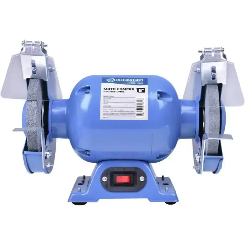 Moto esmeril 6 POL 1/2 HP 350W 3400 RPM Bremen 110 V — fotografia 2