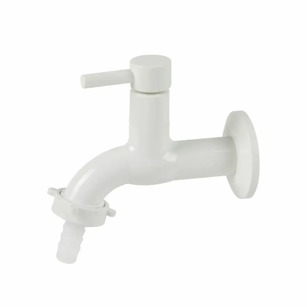 Torneira para jardim/tanque com bico abs 1130 1/4 branco da higo Higo ABS