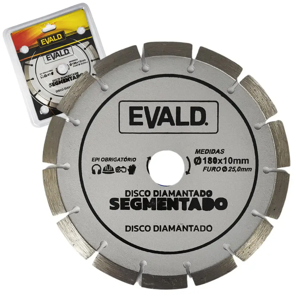 Disco de corte diamantado segmentado 7 POL 11216 Evald