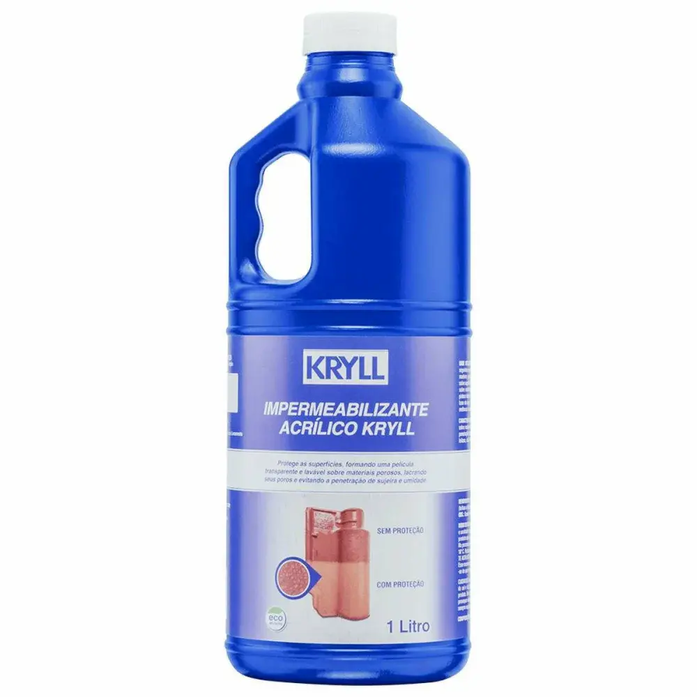 Impermeabilizante acrílico a base de água 1 litro Kryll