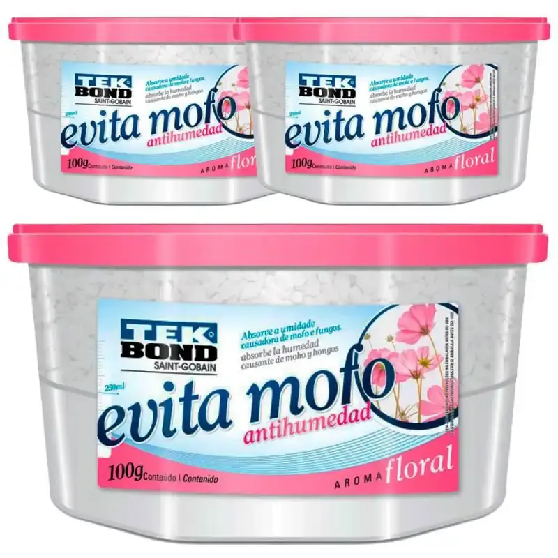 Evita mofo floral 100 GR com 3 unidades Tekbond — fotografia de referência