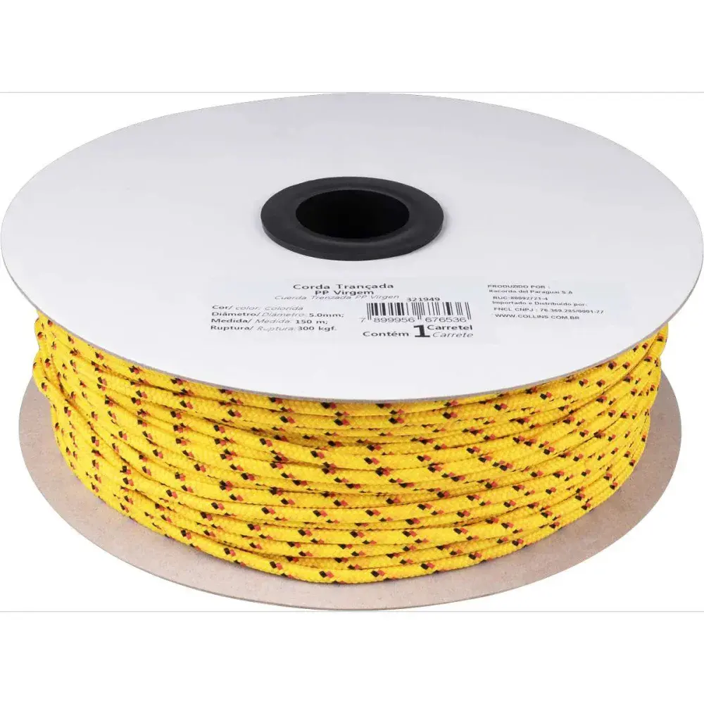 Corda trancada modelo pp 5,0MM color 150M da Collins — fotografia 5