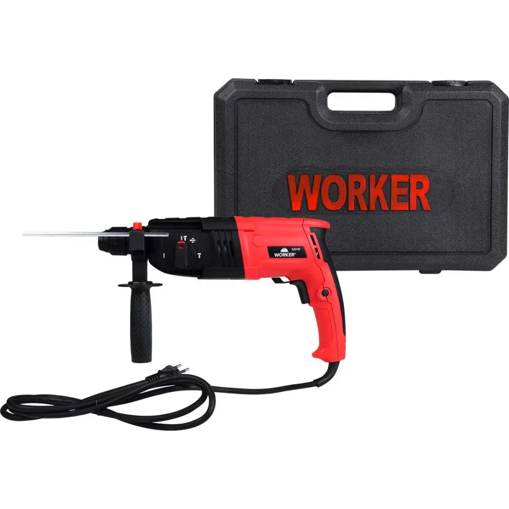 Martelete perfurador rompedor sds plus 620W 2,8J 220V Worker