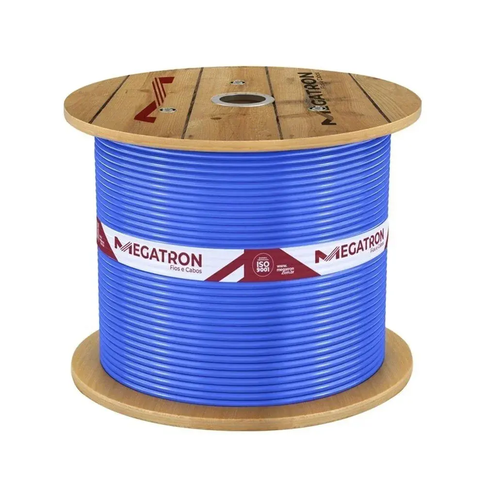Cabinho flexível 4,0MM x 800M azul 750V Megatron