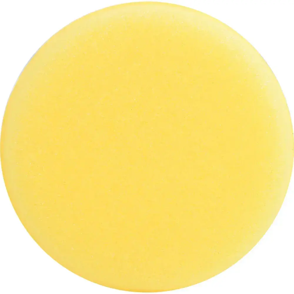 Aplicador de cera automotiva espuma amarela 120MM Worker — fotografia 6