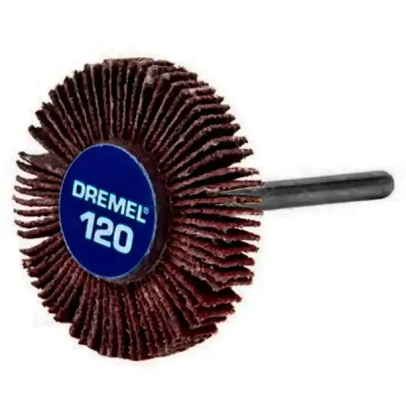 Disco de lixa grana 120 3/16 POL - 4.8MM 505 Dremel — fotografia 3