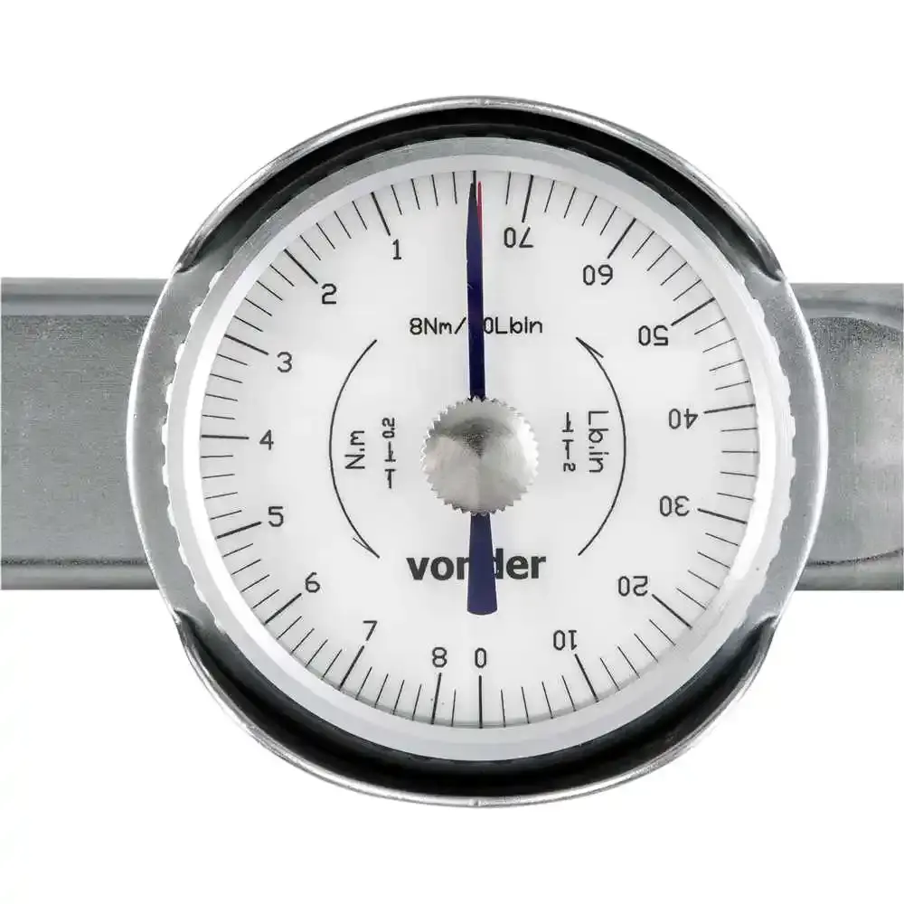 Torquímetro relógio 1/4 POL 0 a 8NM Vonder — fotografia 3