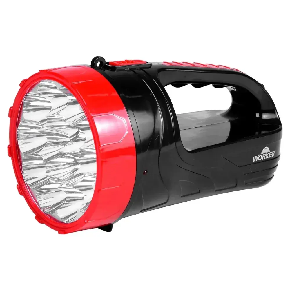 Lanterna recarregável com 21 leds 1300MAH bivolt Worker — fotografia 7