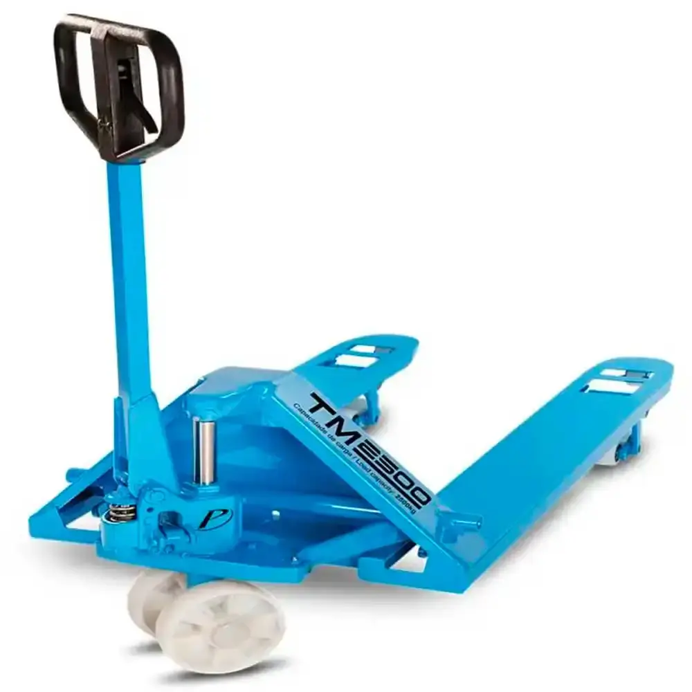 Paleteira transpalete manual 525 MM roda dupla 2.500 KG TM2500 RTN525 Paletrans — fotografia 2
