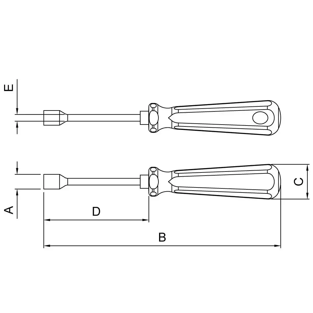 Chave Canhão Tubular 7/32" x 125mm 44260/003 TRAMONTINA — fotografia 5