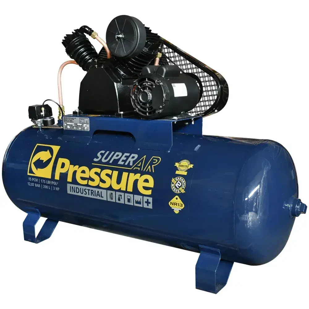 Compressor de ar 15 pés 200L 127/220V super ar Pressure — fotografia 6