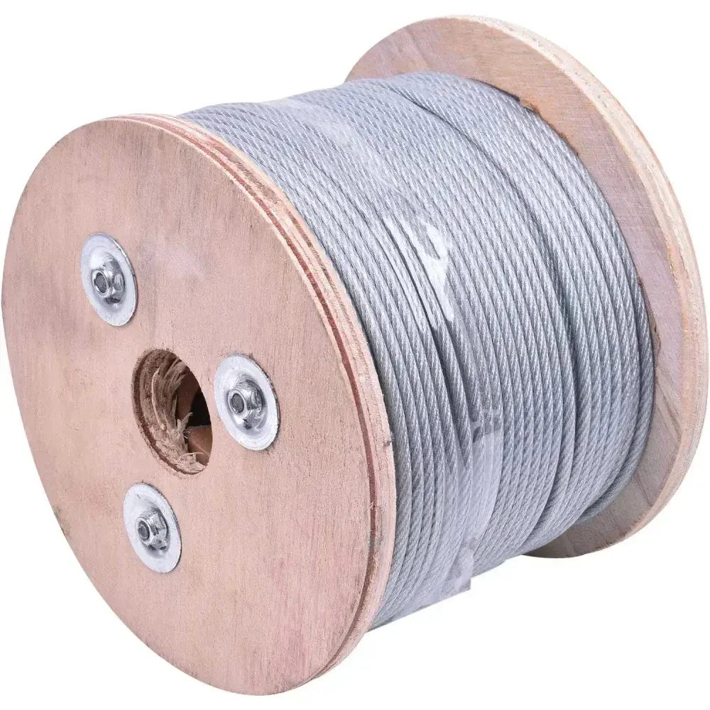 Cabo de aço 6X7 1/8” pvc 100M 3,20MM worker Acerosid — fotografia 5