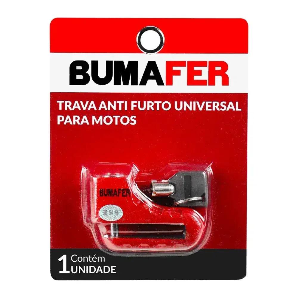 Trava anti furto universal para motos Bumafer — fotografia 12
