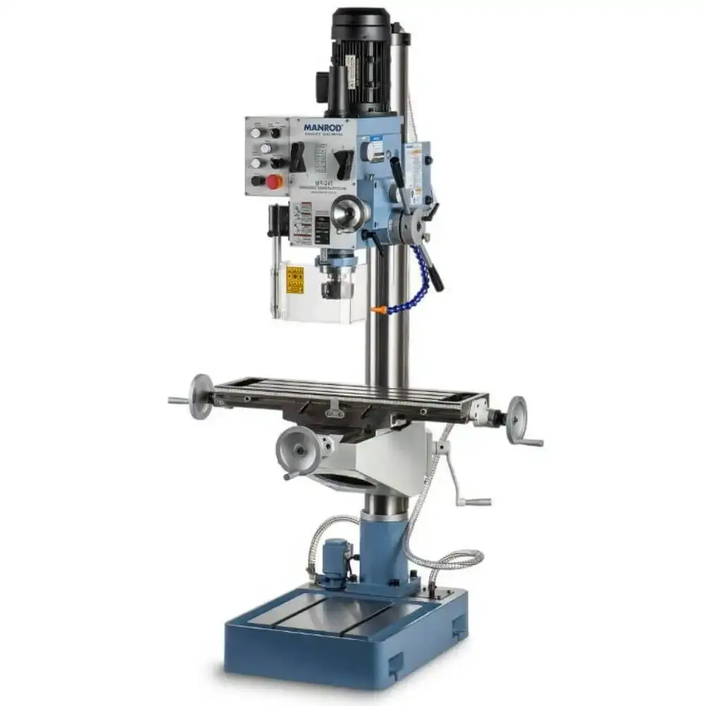 Fresadora & furadeira de coluna 32MM 220V/380V MR-245 megadyne