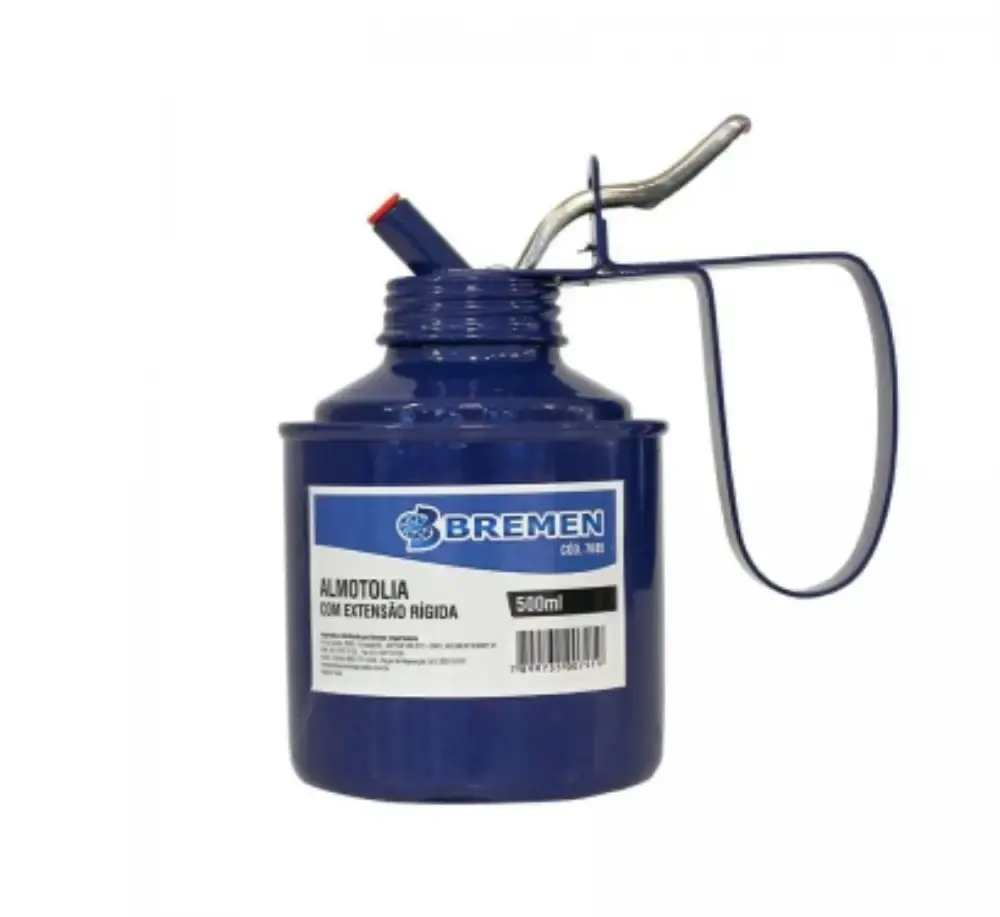 Almotolia Metálica Bico Rígido 500 ml BREMEN — fotografia 4