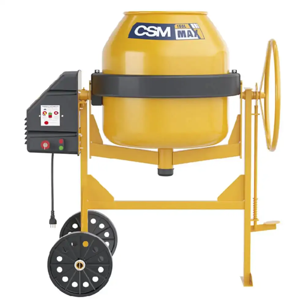 Betoneira 150 litros com motor 0.5CV 4 pólos monofásico CS150 CSM 220 V — fotografia 3