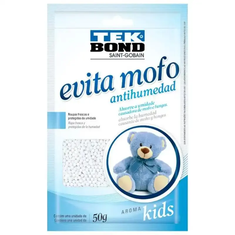 Evita mofo kids sachê 50 GR kit com 3 unidades Tekbond — fotografia 2