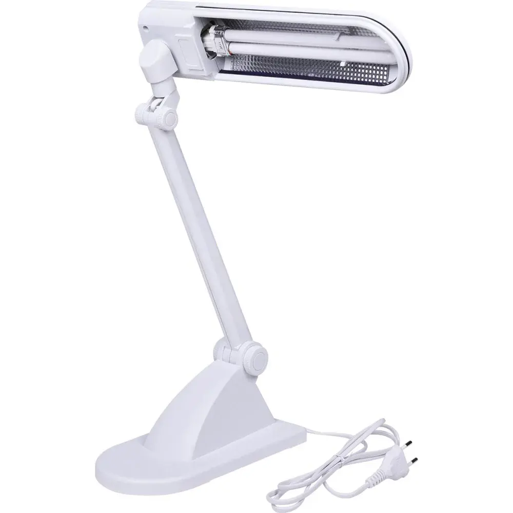 Luminária de mesa fluor branco Hidromel 220V — fotografia 5