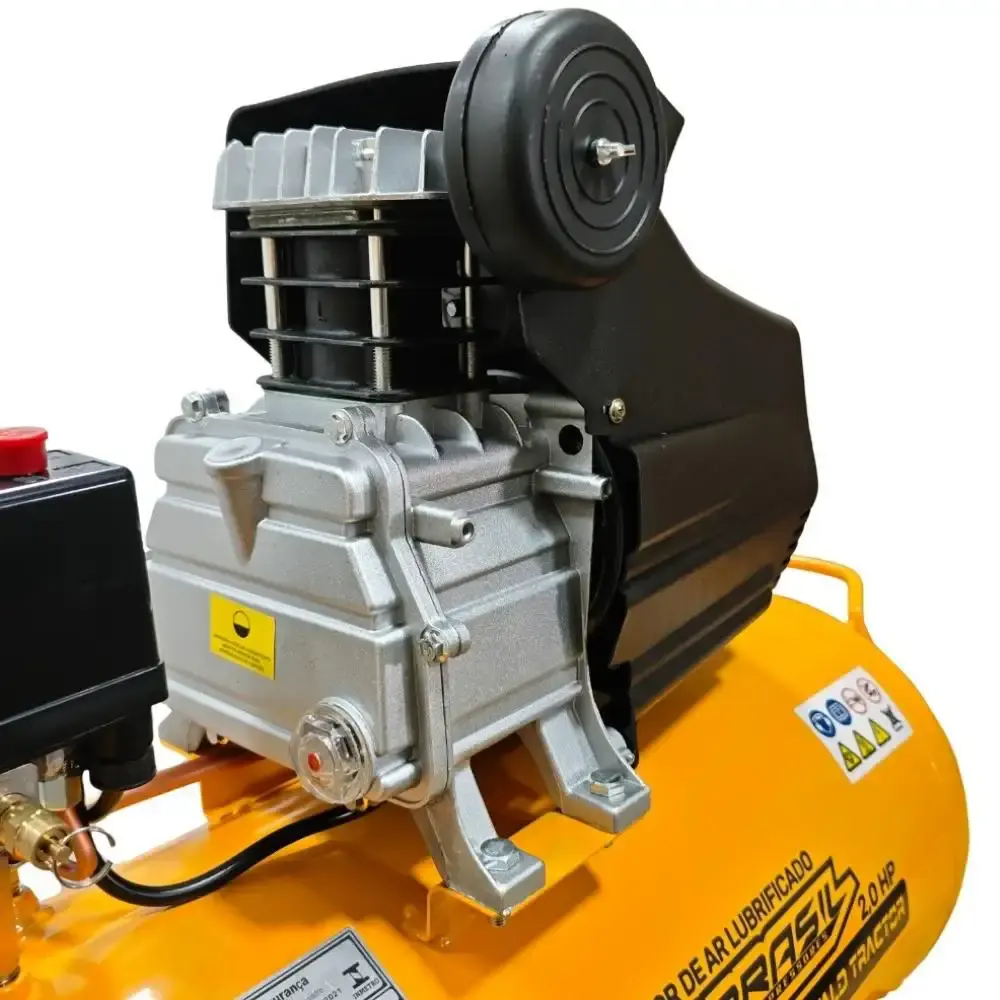 Compressor portátil lub 8,6 pés 2HP 50L com kit 5 peças evald tractor Compbrasil 220 V — fotografia 6