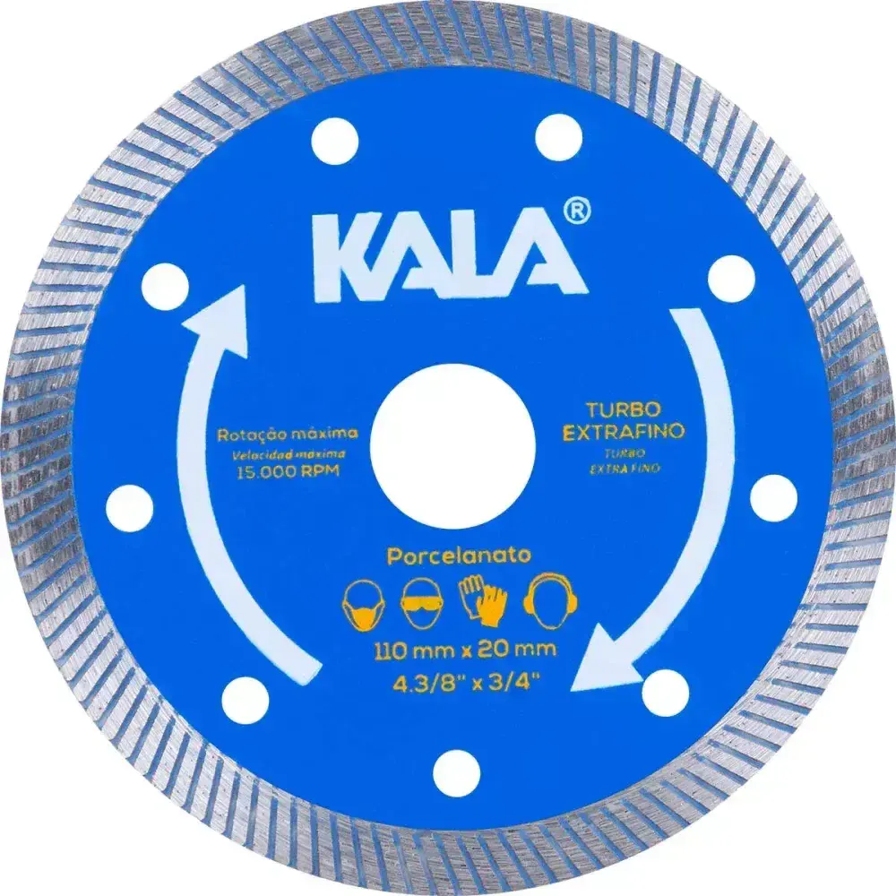 Disco diamantado para porcelanato 110X20MM Kala — fotografia 5