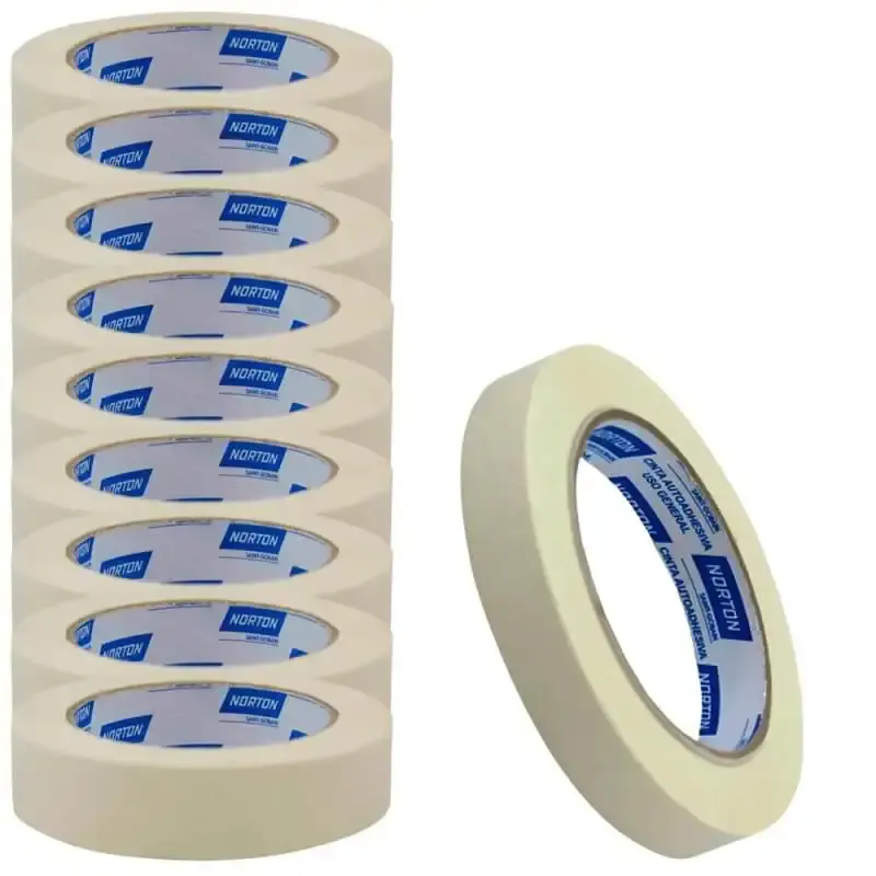 Fita Crepe 24MM x 50M Kit Com 10 Unidades 66254482103 NORTON — fotografia de referência