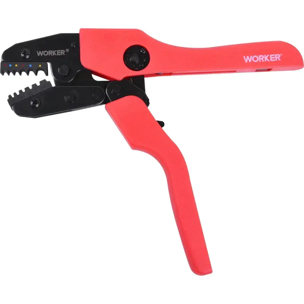 Alicate crimpador tipo pino tubular 0,5-6,0MM² Worker — fotografia 4