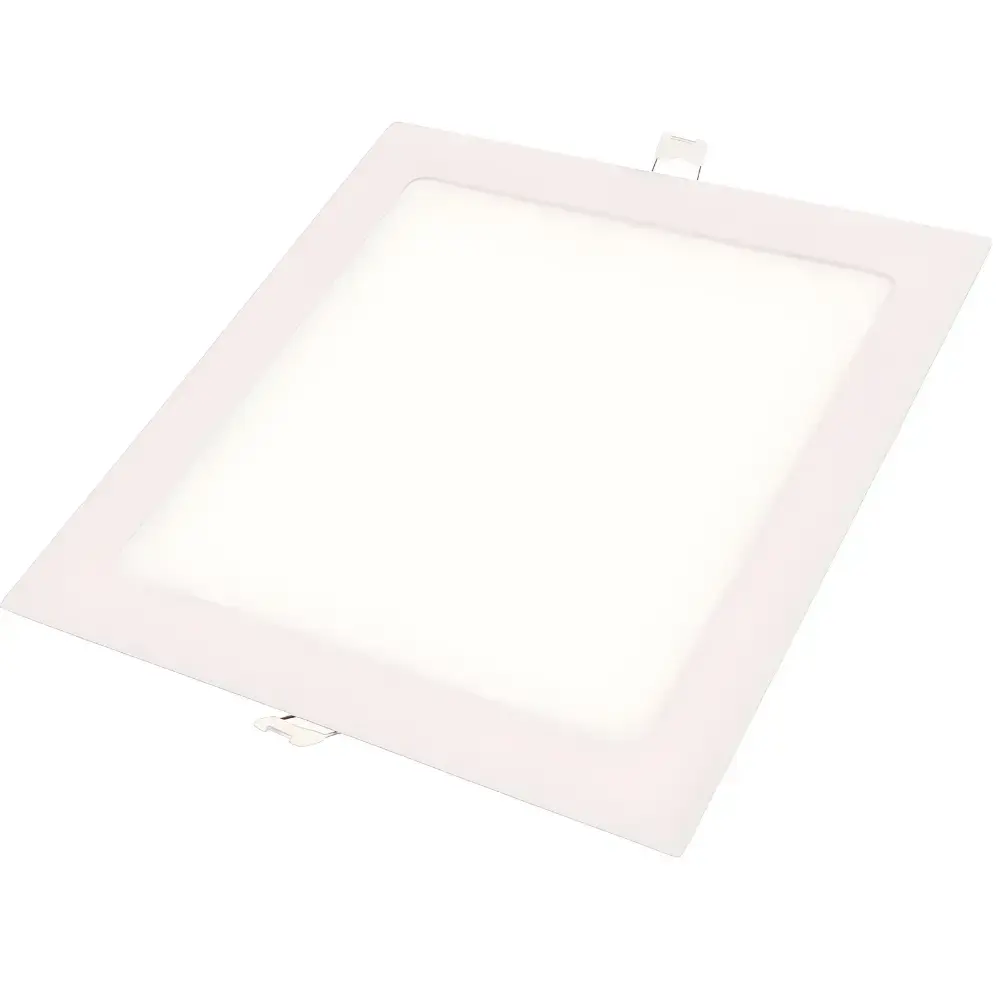Painel led plafon embutir quadrado 6500K 24W luz branca bivolt Tramontina — fotografia 6
