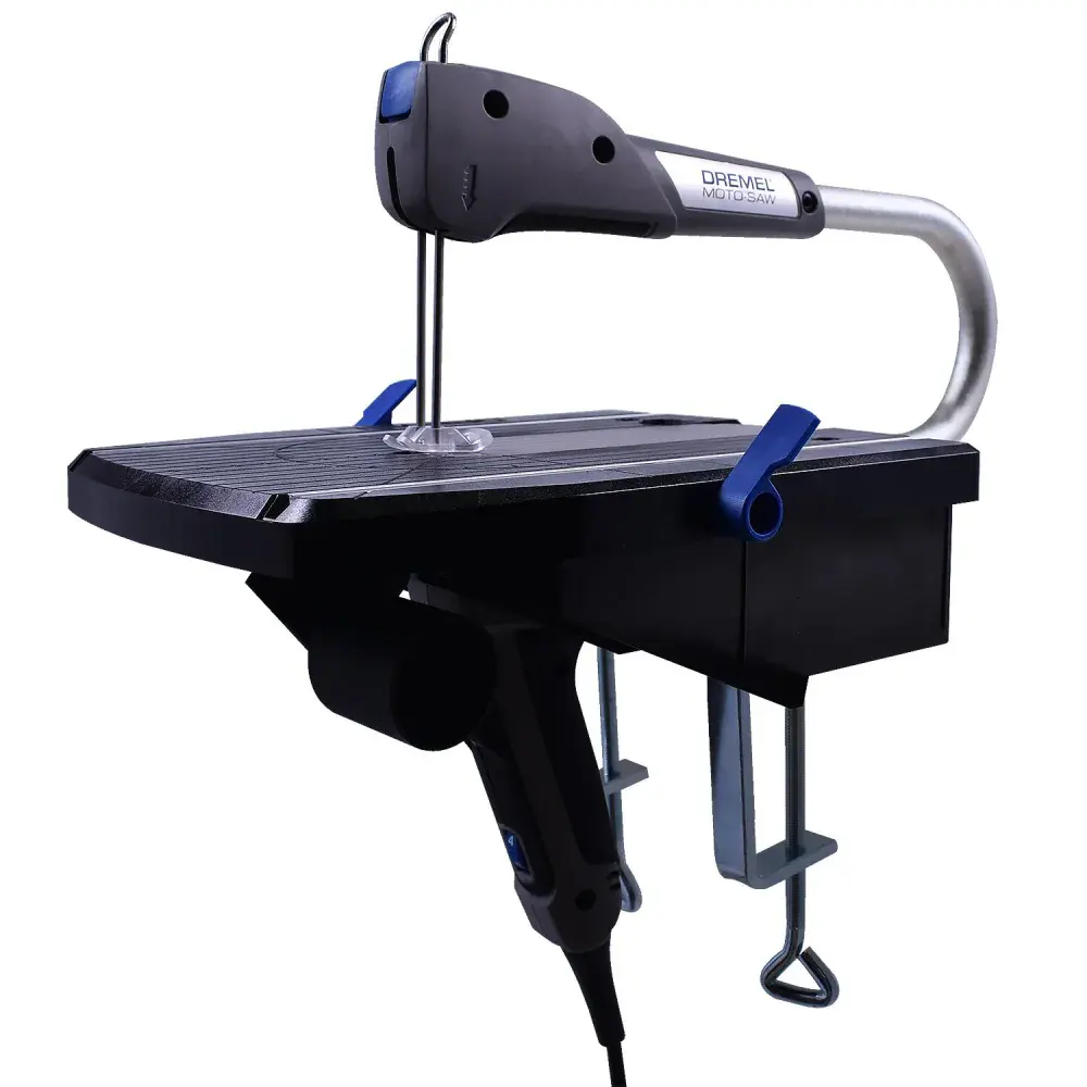 Serra tico tico de bancada portátil moto-saw Dremel - 127V — fotografia 3