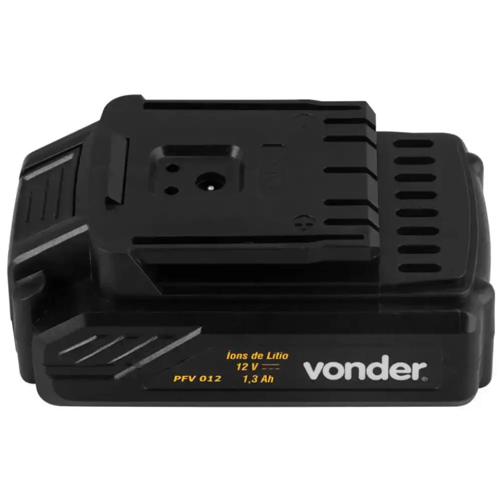 Bateria lítio 12V para parafusadeira furadeira PFV 012 Vonder — fotografia 5