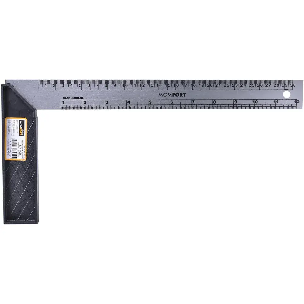 Esquadro 12″/30 cm com cabo de pvc 616012 Momfort