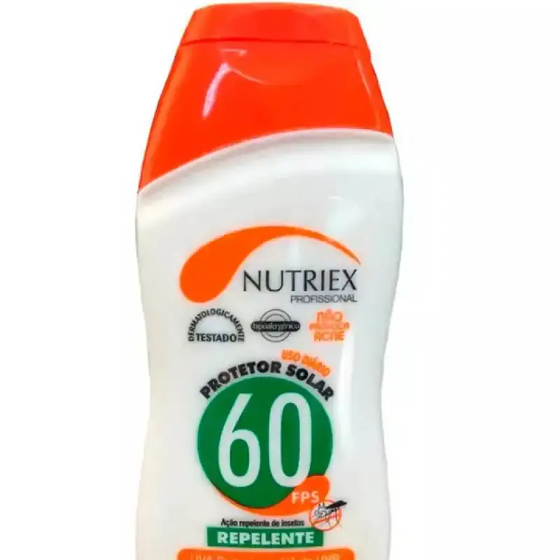Protetor solar FPS 60 com repelente 120 ML bisnaga Nutriex — fotografia 2
