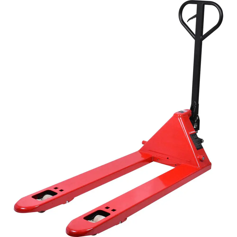Paleteira manual hidráulica roda dupla 685MM 2T Worker — fotografia 4