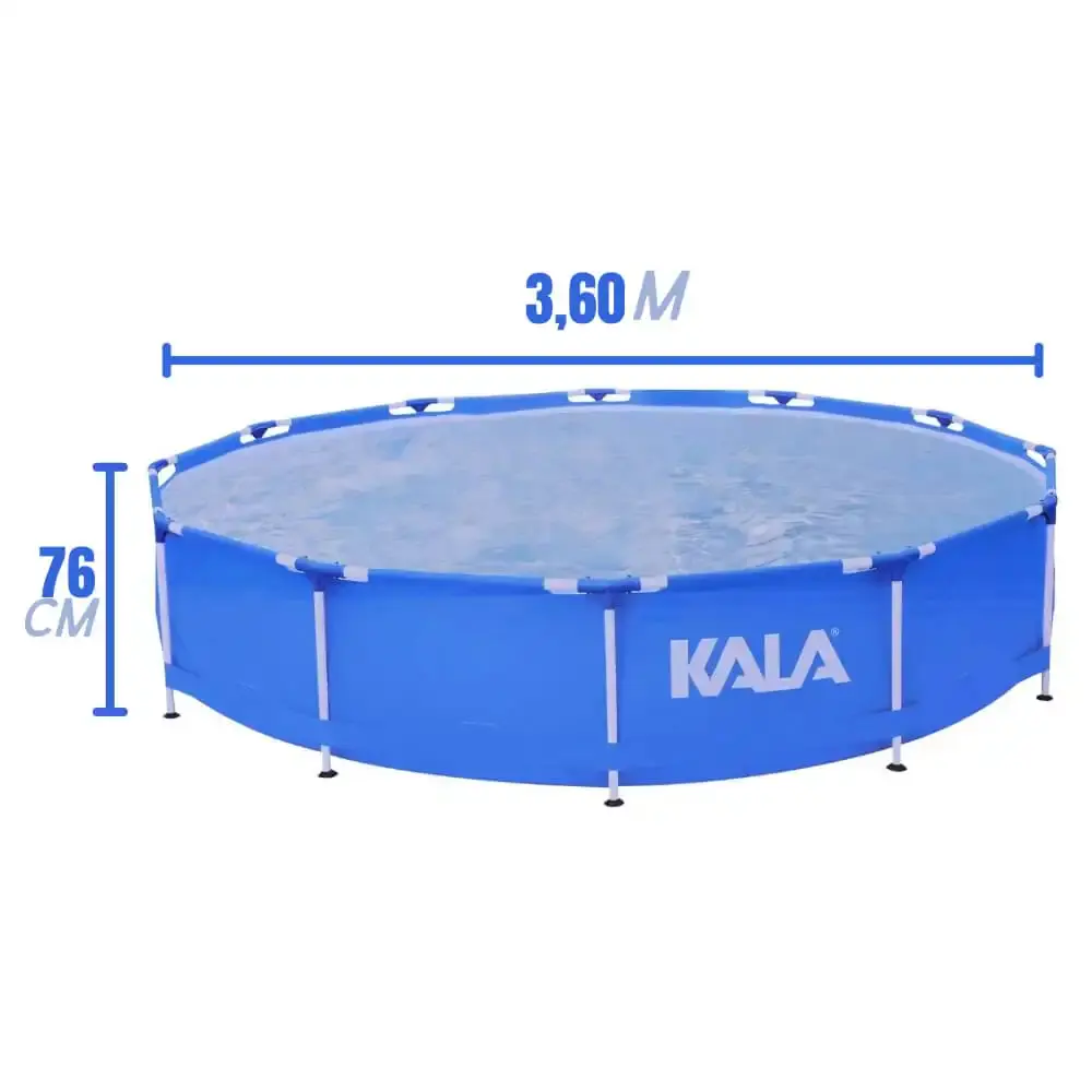 Piscina com armação circular 6700 litros 926680 Kala — fotografia 4