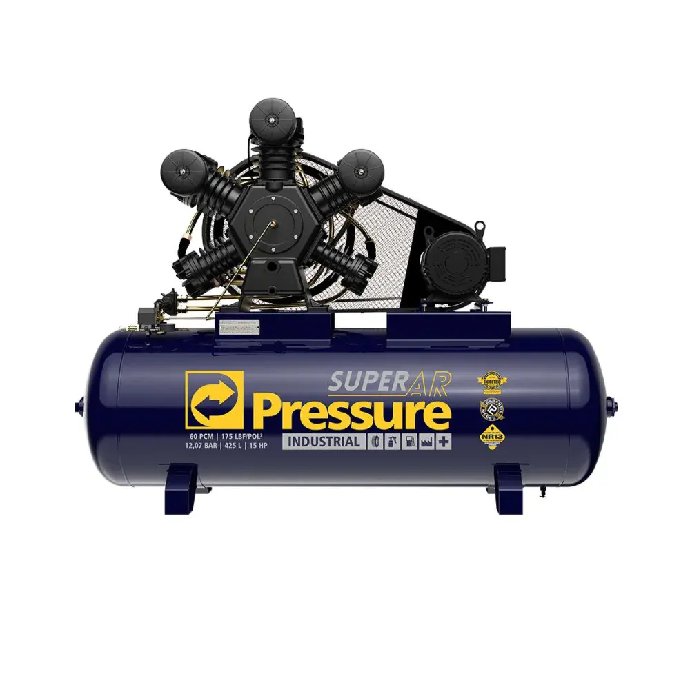 Compressor de ar trifásico super ar 60/425W 220/380V Pressure