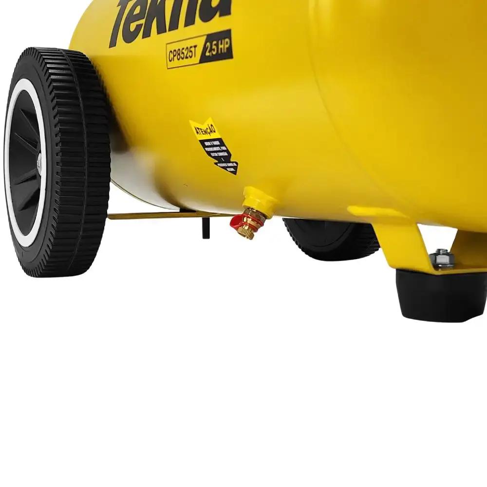 Compressor de ar 2,5HP 8 pés 22L lubrificado CP8525T com kit Tekna 220 V — fotografia 8