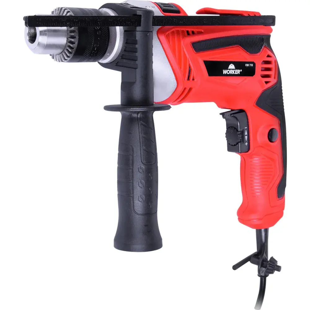 Furadeira de impacto 1/2 13MM 3000RPM 710W 127V Worker — fotografia 3