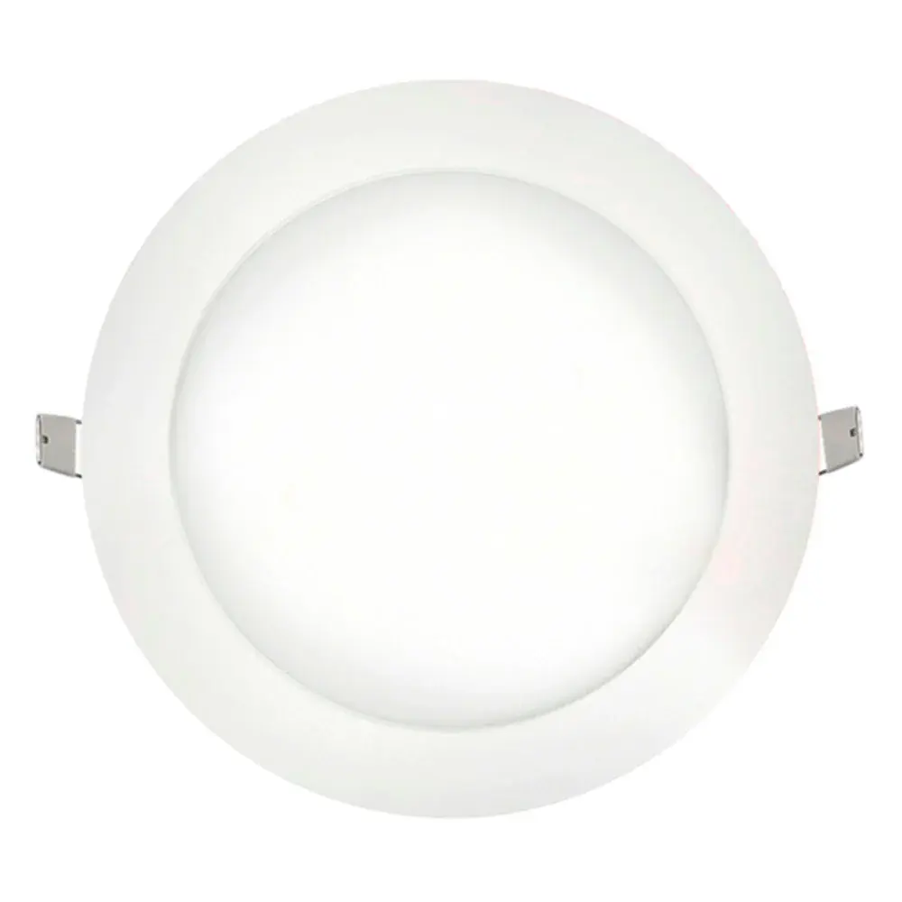 Painel led de embutir 24W biv 6500K 283MM redondo Ourolux