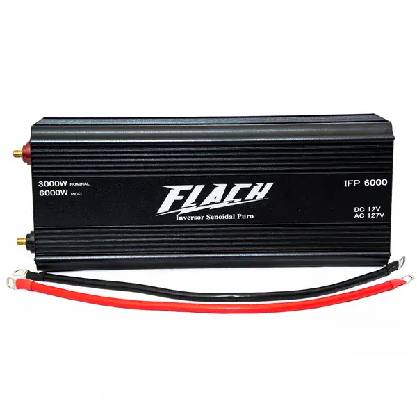 Inversor de tensão IFP6000-3 senoidal puro 12V/127V - Flach