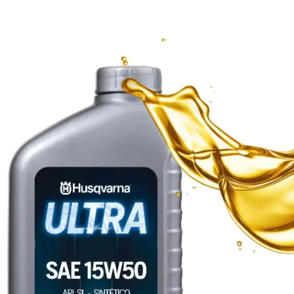 Óleo motor 4 tempos ultra SAE 15W-50 sintético 1L 546531101 Husqvarna — fotografia 5