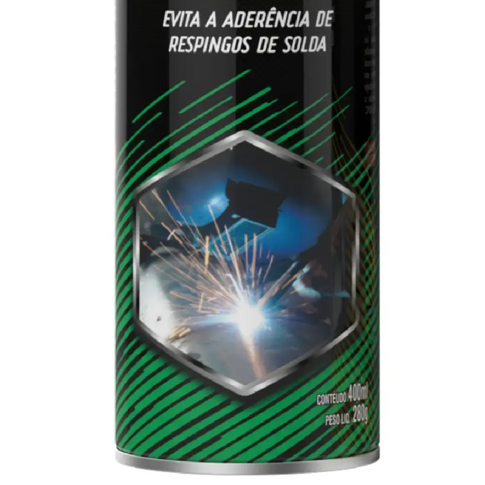 Anti Respingo Spray p/ Solda COM Silicone 400ml AE03000009 12 unidades Mundial Prime — fotografia 6
